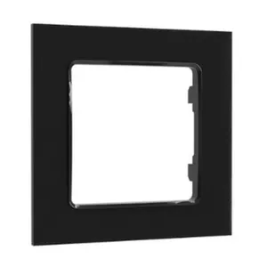 Shelly Wall Frame 1 Wandtaster Rahmen 1-fach Schwarz