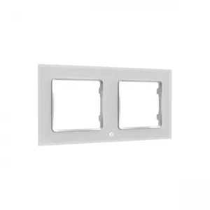 Shelly Wall Frame 2 Wandtaster Rahmen 2-fach weiß