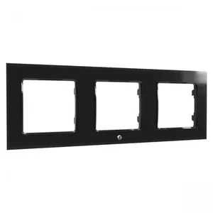 Shelly Wall Frame 3 Wandtaster Rahmen 3-fach Schwarz