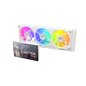 THERMALTAKE ST360 Ultra All-In-One Liquid Cooler System ARGB Fan Snow White