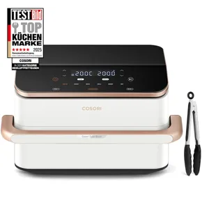 COSORI Dual Blaze TwinFry 10 Liter Heißluftfritteuse CAF-TF101S-AEU weiß / rosa