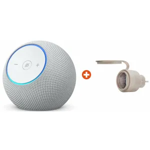 Bundle: Amazon Echo Dot Max (2025) WLAN- und Bluetooth-Lautsprecher mit Alexa weiß + Shelly Plug & Play Outdoor Plug S Gen3 Z