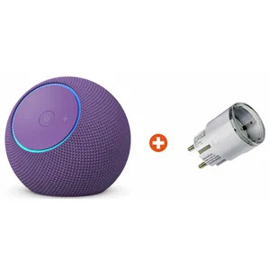 Bundle: Amazon Echo Dot Max (2025) WLAN- und Bluetooth-Lautsprecher mit Alexa Amethyst + Shelly Plug S Gen3 white Zwischenstecker