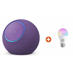 Bundle: Amazon Echo Dot Max (2025) WLAN- und Bluetooth-Lautsprecher mit Alexa Amethyst + Shelly Multicolor Bulb E27 Gen3