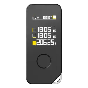 HOTO H-D50 Laser Measure Pro 50 m – Präziser Laser-Distanzmesser mit Bluetooth-App, OLED-Display und USB-C-Akku