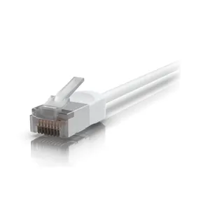 Ubiquiti UniFi Outdoor Patchkabel Cat6A 2 m Weiß – Geschirmtes RJ45 Ethernet-Kabel mit 10 Gbit/s, PoE++ und wetterfestem TPE-Mantel (UACC-Cable-Patch-Outdoor-C6A-2M-W)