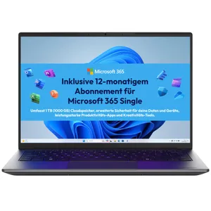 Medion Avantum 14 E1e Laptop 14" FHD Intel N4500 8GB/128GB SSD Win 11S inkl. M365 Single Jahresabo + 1TB Cloudspeicher
