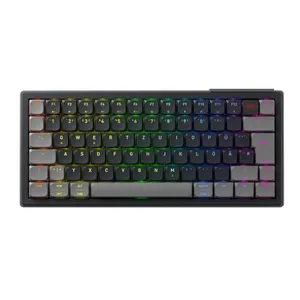 Cherry XTRFY K63W Pro Kompakt Tastatur kabellos / kabelgebunden (Funk / Bluetooth), Schwarz