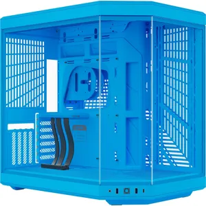 HYTE Y70 Zweikammer ATX Midi Tower Gaming Gehäuse Hellblau mit Glasfenster