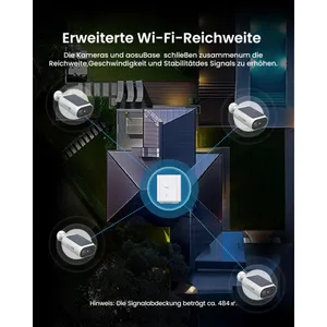 AOSU Smart Security SolarCam P1 SE System 4-Cam Kit