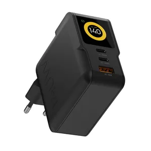 Xtorm NextGen GaN3 Ultra Wand-Ladegerät 140W PD 2x USB-C 1x USB-A schwarz