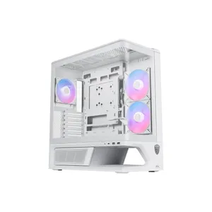 MSI MAG VIXTA 300R Gaming PC Gehäuse Midi-Tower Weiß Seitenfenster