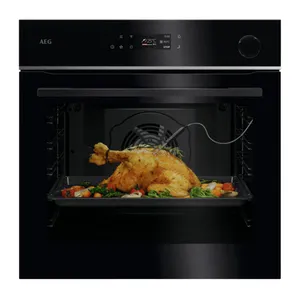 AEG 7000 MealAssist TR7PB63ZSB Einbaubackofen, 72 l Volumen, bis 300 °C, Dampffunktion