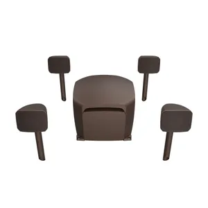 Klipsch Courtyard 4.1 Landscape Speaker System Set braun