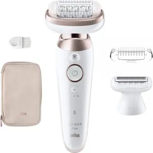 Braun Epelierer Silk-epil 9 Flex 9-030 3D SensoSmart Wet&Dry Weiß/ Gold