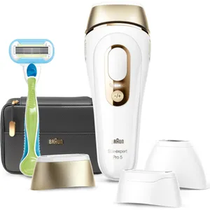 Braun Haarentferner Silk expert Pro 5 PL5243 IPL Weiß/ Gold