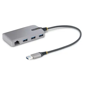 StarTech.com 3-Port USB 3.0 Hub 3x USB-A, 1x GB-LAN