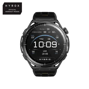 Amazfit Balance 3 51 mm Smartwatch Titanium Black mit AMOLED, Saphirglas, Dual-Band-GPS, 10 ATM, Golf- und HYROX-Modus