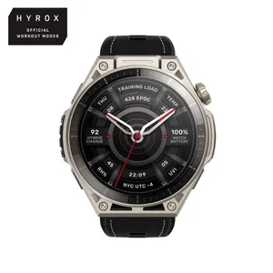 Amazfit Balance Ultra 52 mm Smartwatch Titanium mit AMOLED, Saphirglas, Dual-Band-GPS, 10 ATM sowie HYROX Race- und Simulationsmodus