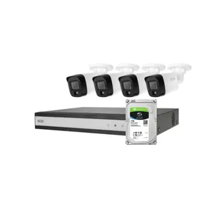 ABUS Analog-Video-Set: 4 Mini-Tube-Kameras + Rekorder 1TB