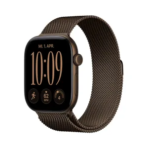 Apple Watch Series 12 GPS 46mm Dark Bronze Aluminium Gehäuse mit Dark Bronze Milanese Loop - M/L