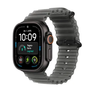 Apple Watch Ultra 4 GPS + Cellular 49mm Black Titanium Gehäuse mit Translucent Black Ocean Band