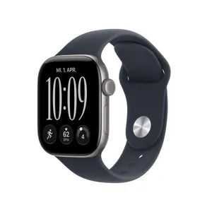 Apple Watch Series 12 GPS + Cellular 42mm Space Grey Aluminium Case with Navy Blue Sport Band - S/M