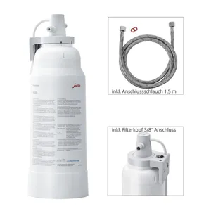 JURA Wasserfilter F5300 für Automaten mit Festwasseranschluss (70333) inkl. Anschlußschlauch und Filterkopf