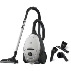 AEG VX8 Staubsauger mit Beutel Grau mit Multi-Bodendüse