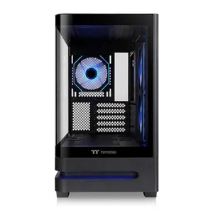 Thermaltake Arctus 190 TG ARGB Gaming PC Gehäuse Micro-Tower Black Seitenfenster