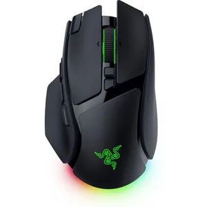 Razer Basilisk V4 Pro Wireless Gaming Maus - 50.000 DPI, 8.000 Hz, HyperScroll, Bluetooth, Chroma RGB, Schwarz