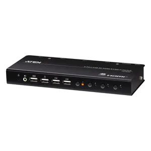 ATEN CS784H Tastatur/Video/Maus (KVM)-Switch Schwarz