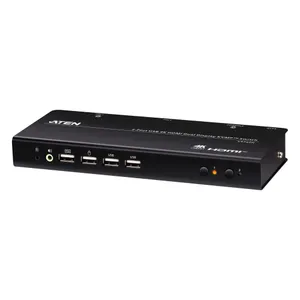ATEN 2-Port-USB-4K-HDMI-Dual-Bildschirm-KVMP-Switch