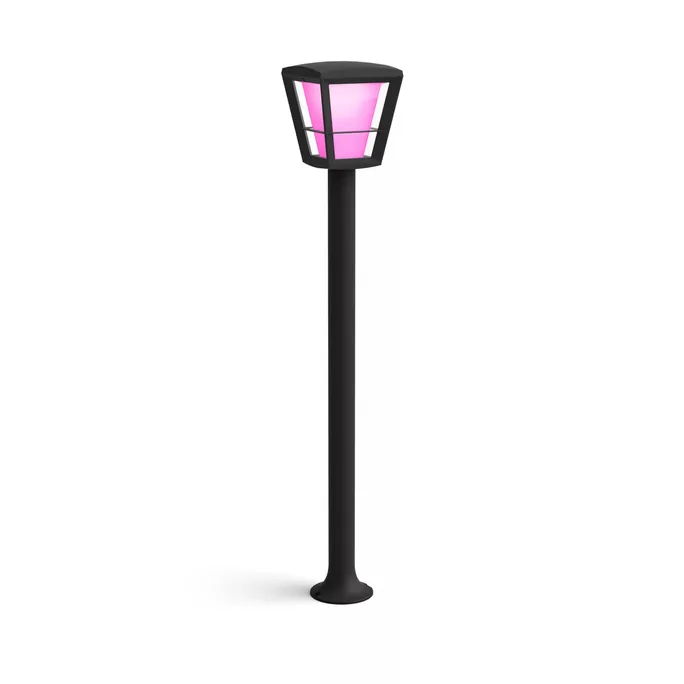 Philips Hue White and Color Ambiance Econic Outdoor Wegeleuchte schwarz