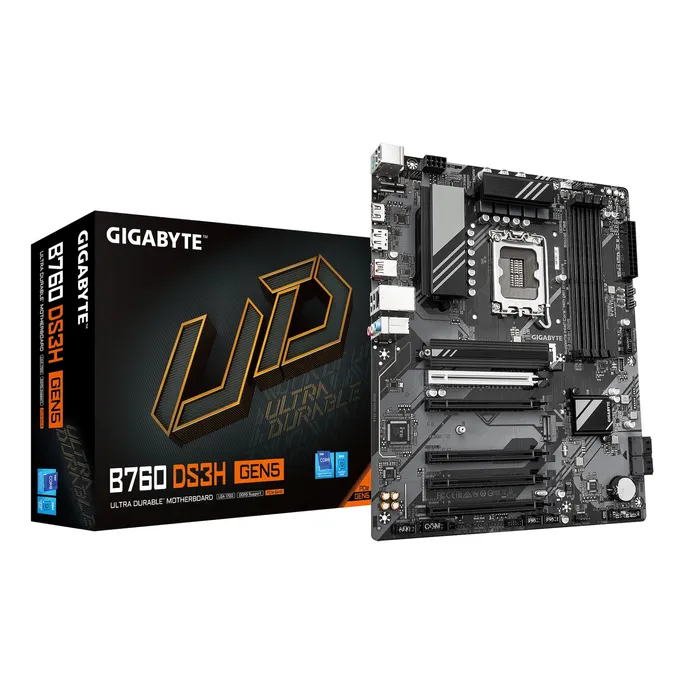 GIGABYTE B760 DS3H GEN5 ATX Mainboard - Sockel 1700