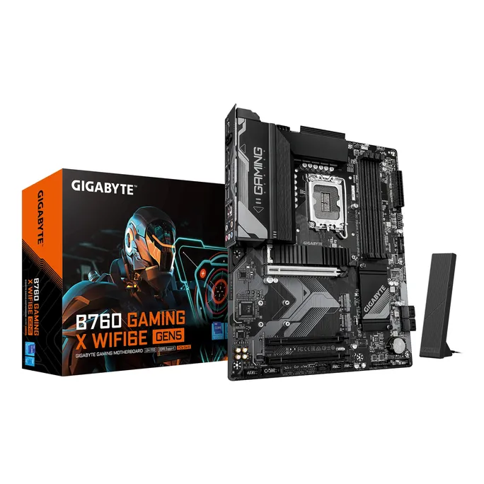 GIGABYTE B760 GAMING X WIFI6E GEN5 ATX Mainboard - Sockel 1700