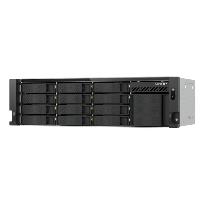 QNAP TS-h1655XeU-RP-8G Speicherserver Rack (3U) Intel Atom® C5125 8GB NAS