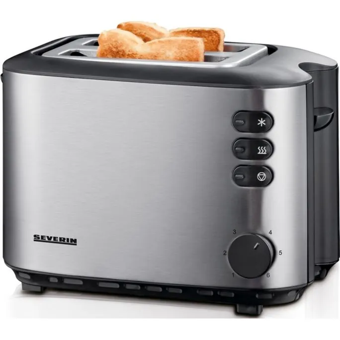Severin AT 2514 Toaster Edelstahl