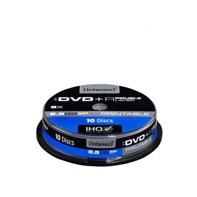 Intenso 8x DVD+R Double Layer 8,5GB 10er Spindel Printable