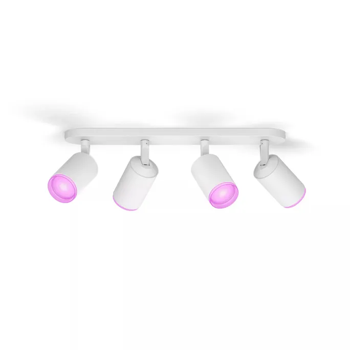 Philips Hue White and Color Ambiance Fugato weiß 4er-Spot