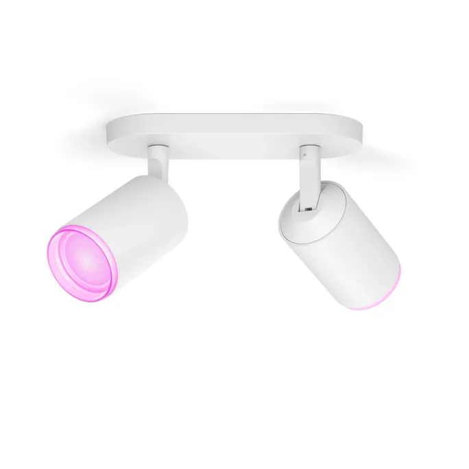 Philips Hue White and Color Ambiance Fugato weiß 2er-Spot