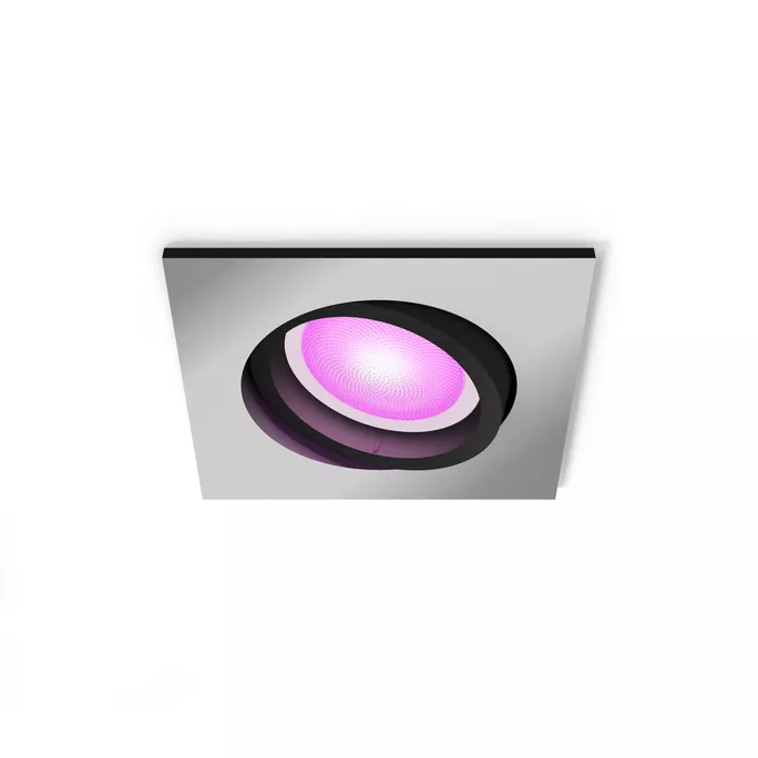 Philips Hue White and Color Ambiance Centura Einbauspot eckig silber