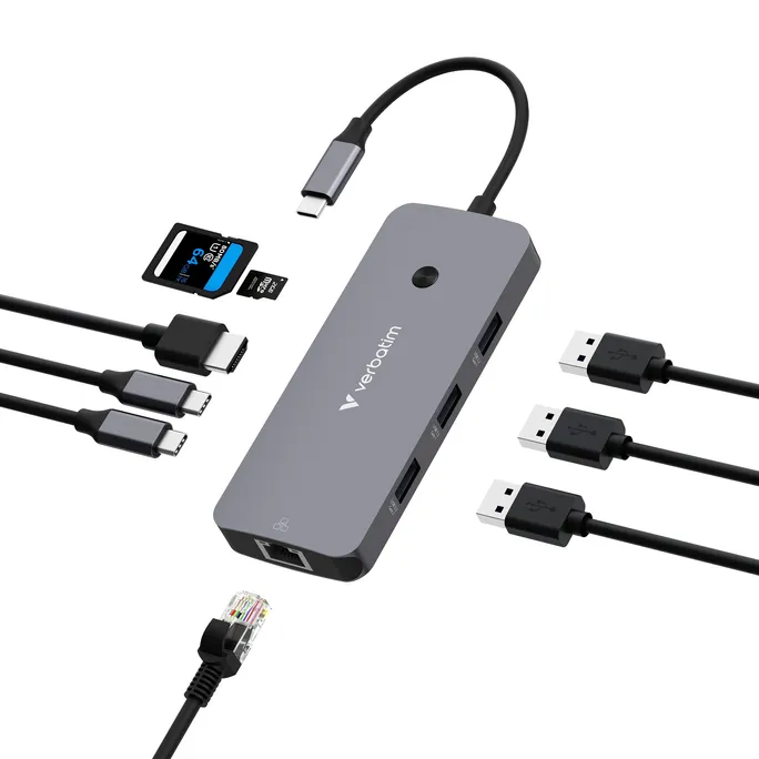 Verbatim 32152 USB-C Pro Multiport Hub