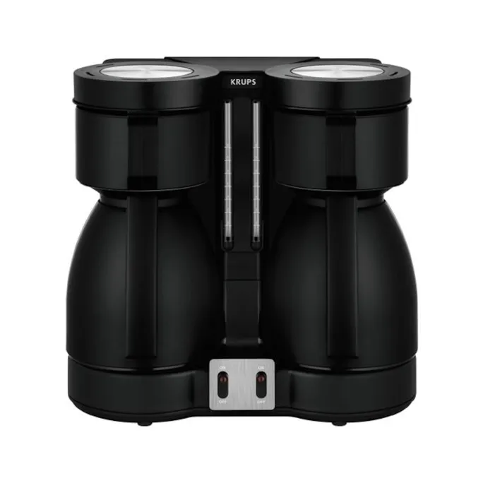 Krups KT 8501 Kaffee Doppel Automat Duothek Schwarz
