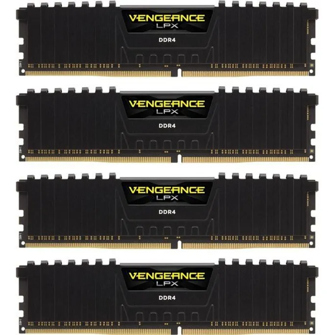 32GB (4x8GB) Corsair Vengeance LPX schwarz DDR4-2666 RAM CL16