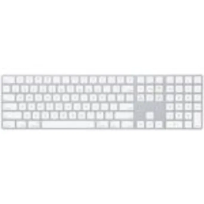 Apple Magic Keyboard mit Touch ID + Ziffernblock Silber USB-C(Englisch-International)