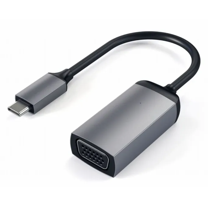 Satechi USB-C auf VGA Adapter Space Grau