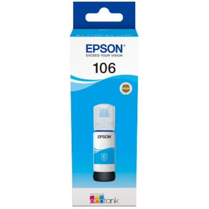 Epson C13T00R240 Original Tintenbehälter 106 Cyan EcoTank 70ml