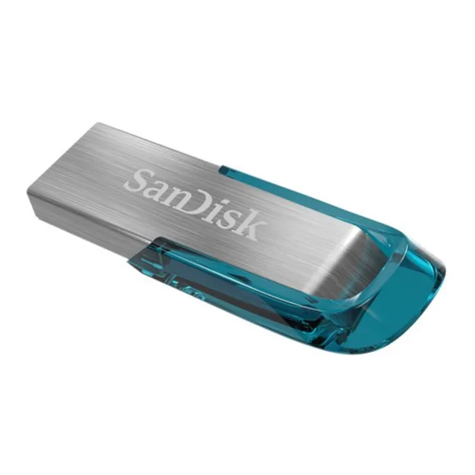 SanDisk 128GB Ultra Flair USB 3.0 Stick Tropic Blue