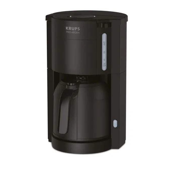Krups KM3038 FCM PRO AROMA Kaffeemaschine Edelstahl schwarz